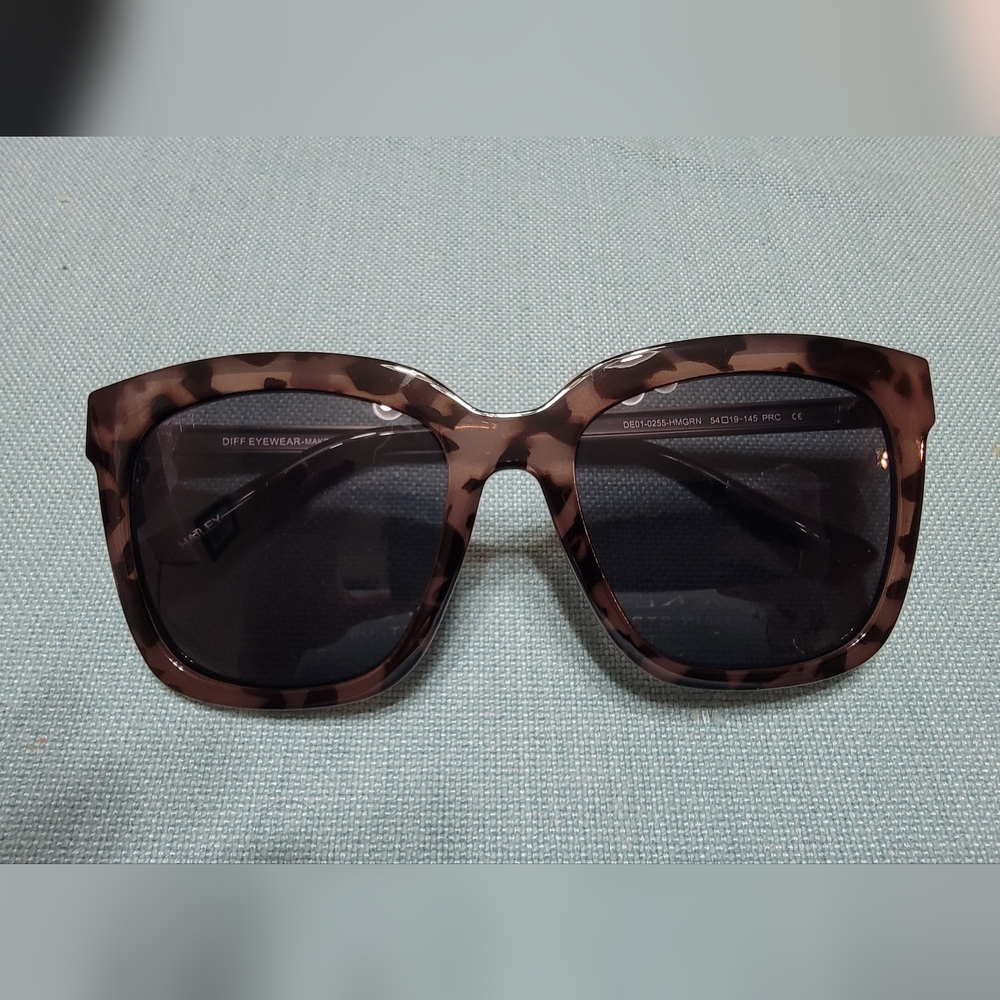 DIFF Eyewear Tortoise Sunglasses